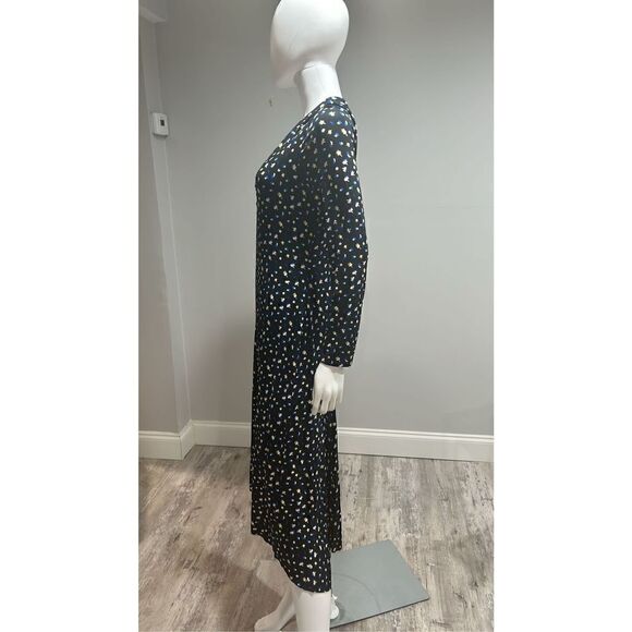 $1895 Jason Wu V-Neck Long Sleeve Floral Print Jersey Dress Size 12 - Picture 5 of 9